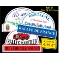 Plaque PVC Réf. 31 - RALLYE VOITURE